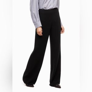 Aritzia Babaton Armando Wide Leg Pant Trouser Black